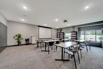 Conference room and library